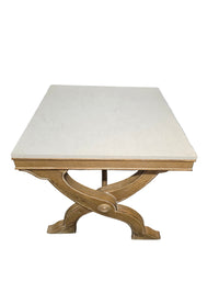 Granite-Top Accent Table