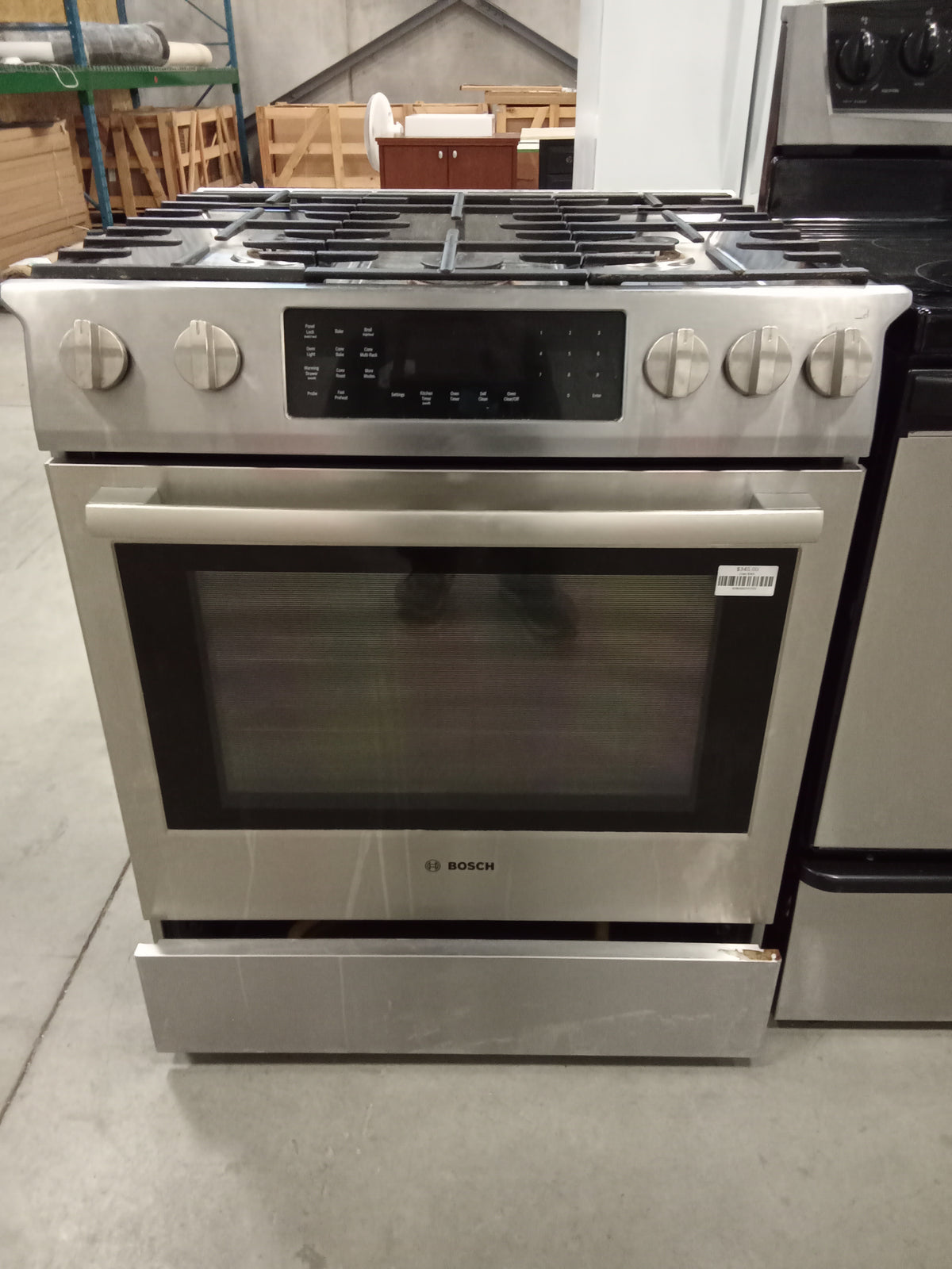 32"W Built-in Stainless Steel 5-Burner Gas Stove