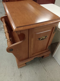 26"W Wooden Nightstand