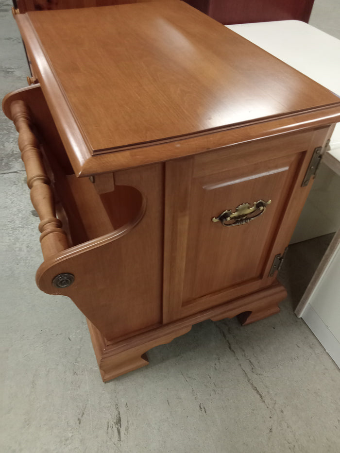 26"W Wooden Nightstand