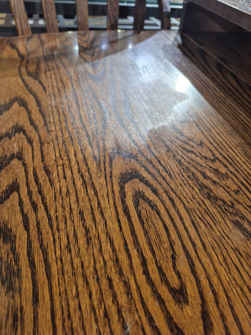 Solid Oak Dining Set w/6 chairs