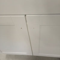 30"W Bathroom Vanity in White with Sink