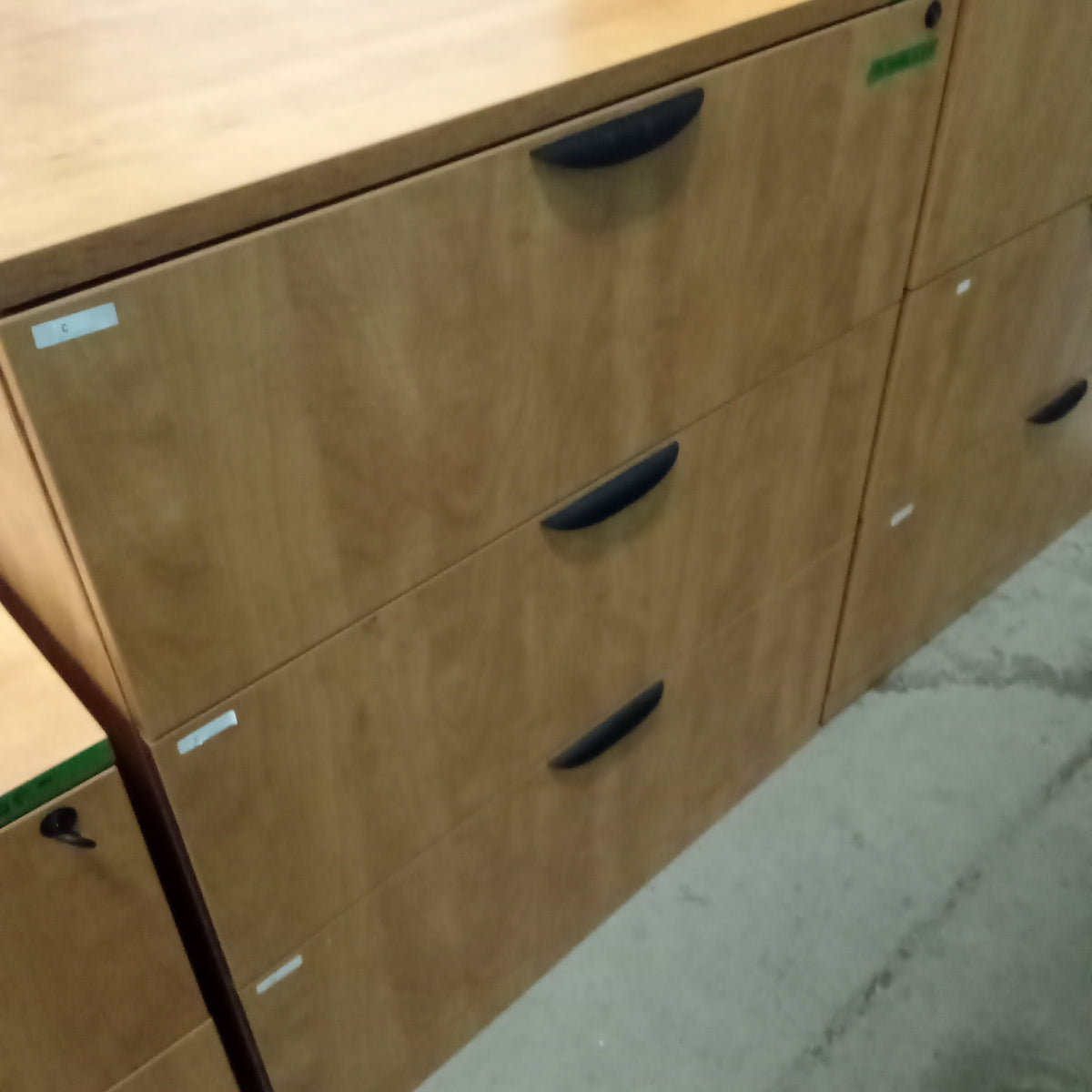 35.5"W 3-Drawer Filing Cabinet - Key Jammed in Lock