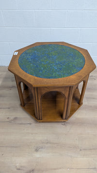 29"W Hexagonal Accent Table