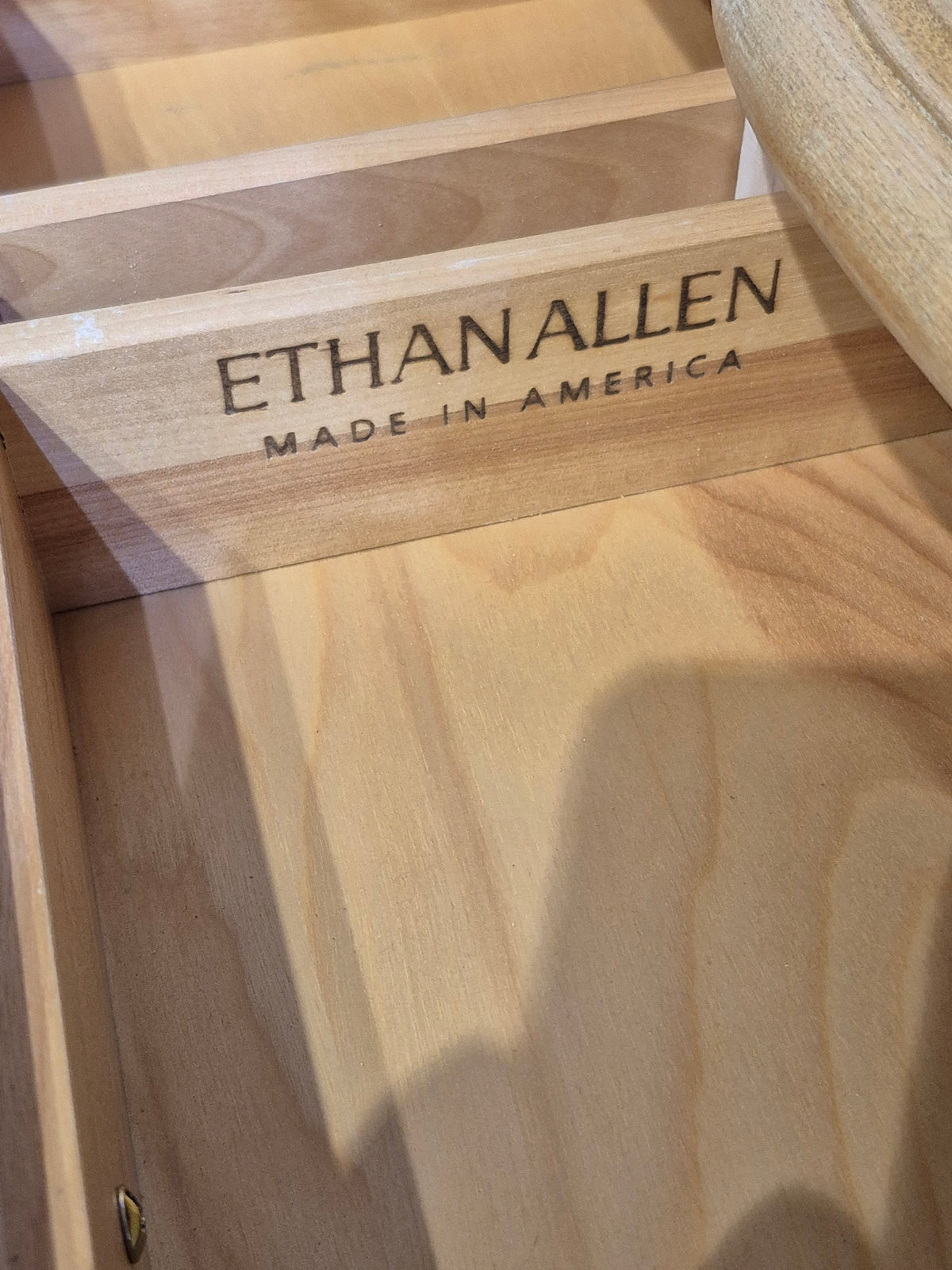 Vintage Ethan Allen French Provincial Sofa Table