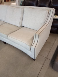 82"W 3-Seat Sofa with Ottoman