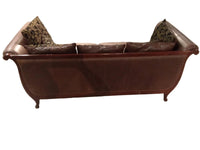 Vintage Style Brown Love Seat