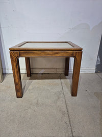 Cane Top Side Table