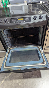 31"W Black GE Profile Stove