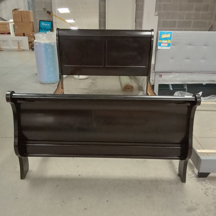 63.5"W Wooden Bed Frame - Queen