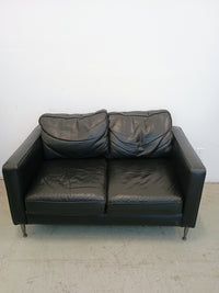 Black Leather Loveseat