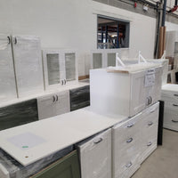 White and Green Kitchen