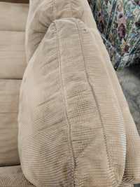 Medium Brown 3 Seater Sofa with 4 Cushions
