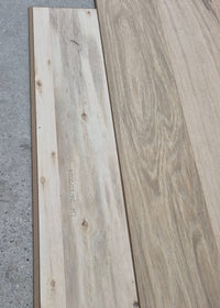 Malibu Wide Plank French Oak Crown 3/8" T x 6.5" W  Eng. Click Hardwood Flooring (23.64 sq.ft./case)