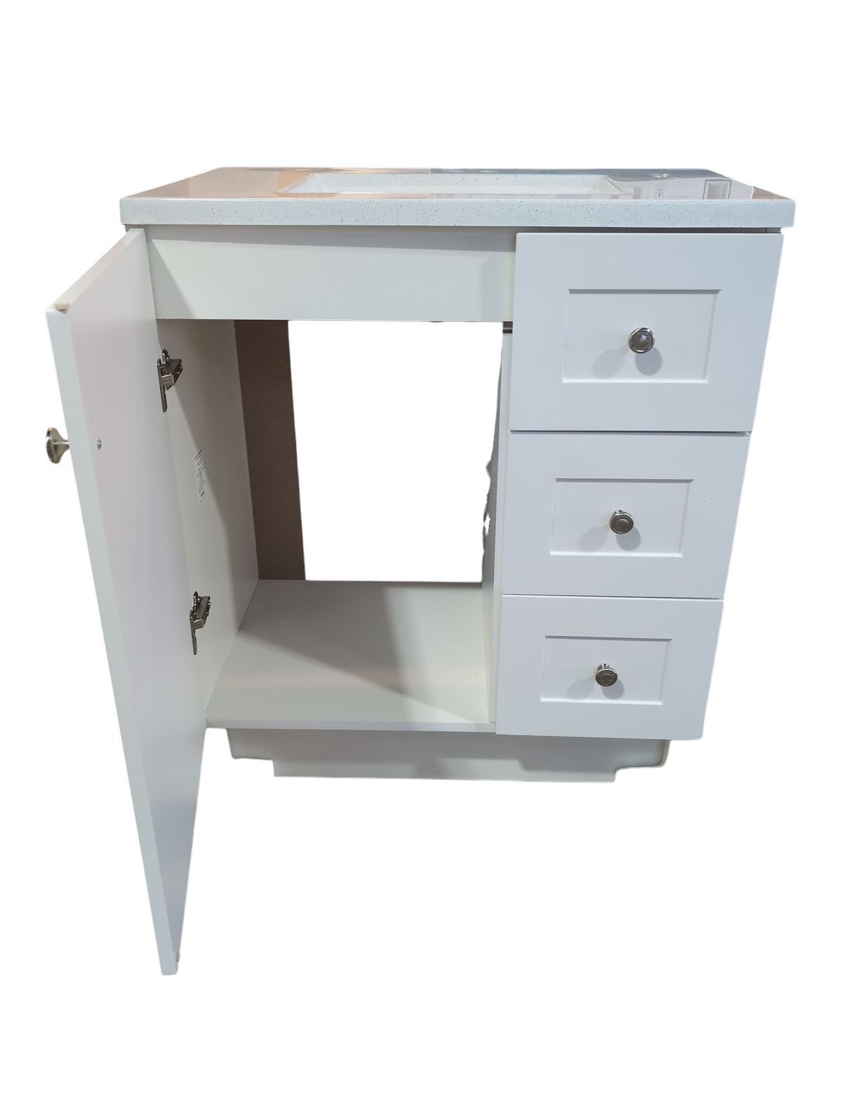 Glacier Bay Bannister 30" Bathroom Vanity With Marble Top
