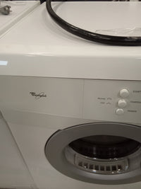 27"W Front Load Electric Dryer in White