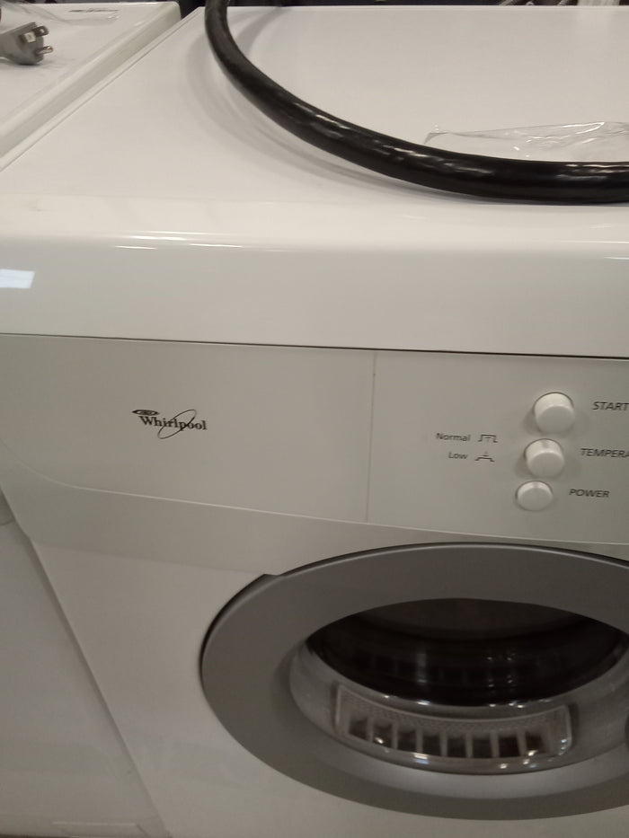 27"W Front Load Electric Dryer in White