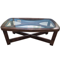 Wood/Glass Coffee Table