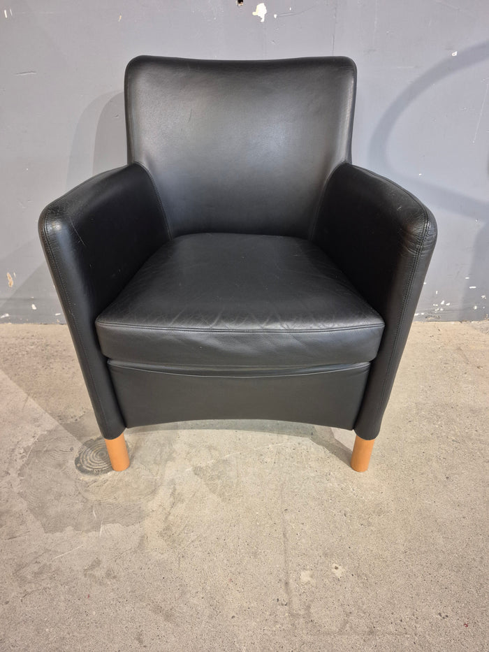 Black Club Chair
