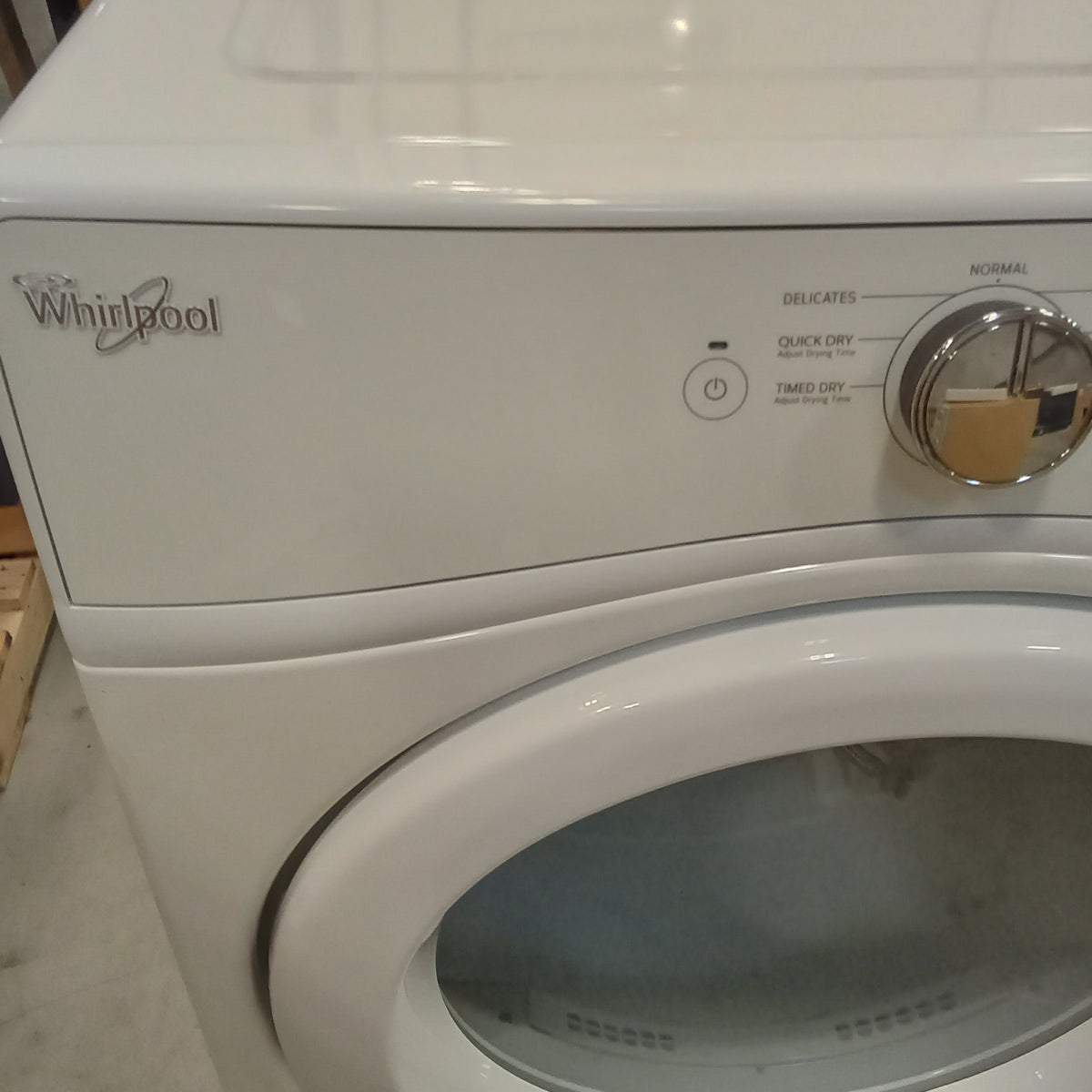 27"W Front Load Dryer in White