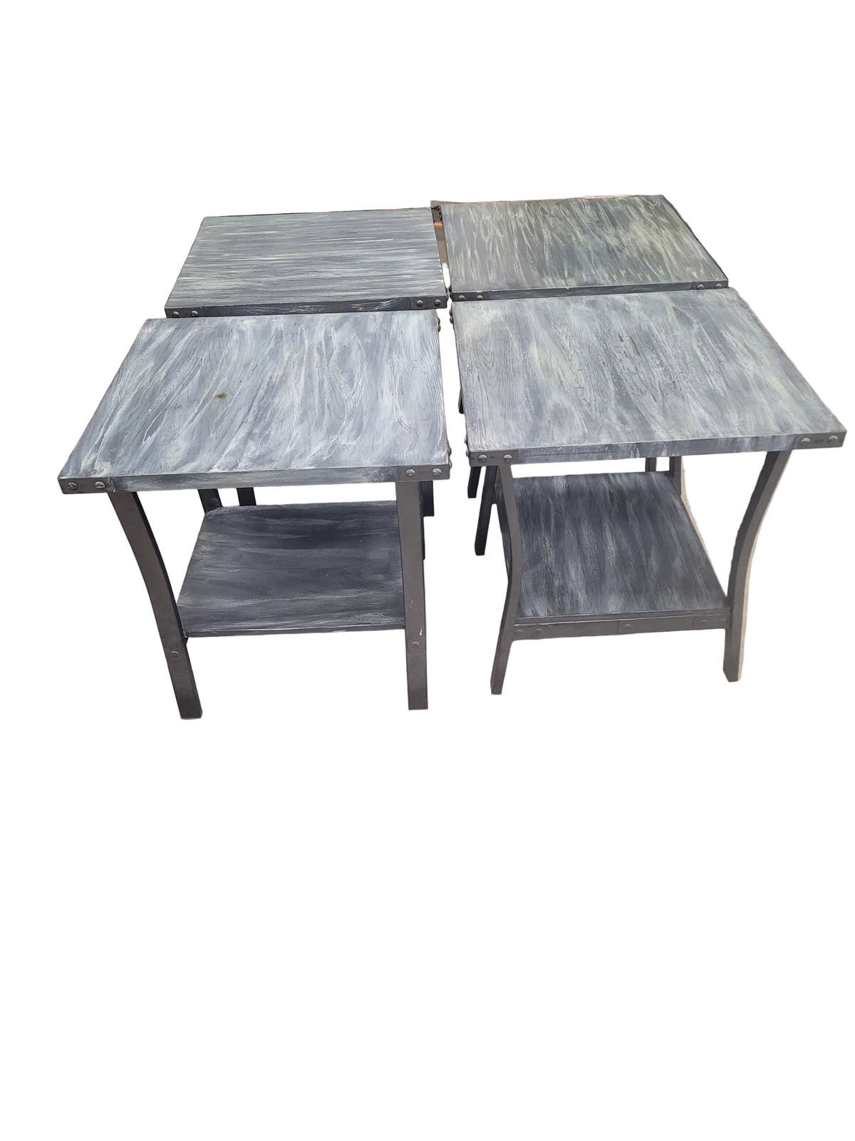 Industrial Farmhouse End Tables
