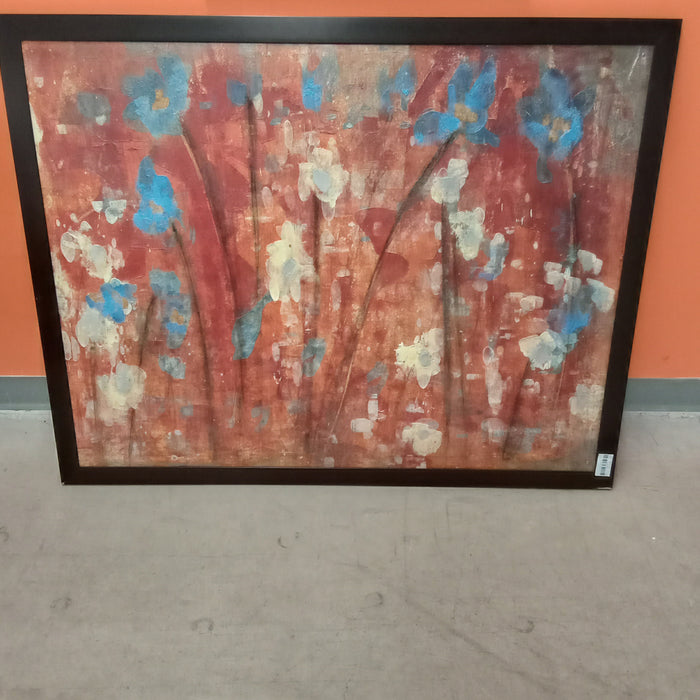 50"W "Wild Flowers" - Framed