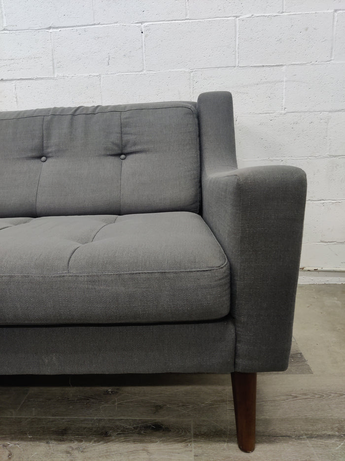 Gray Mid Century Modern Sofa
