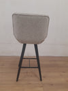Grey Polyester Accent Chair