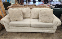 Classic Cream Floral Upholstered Loveseat