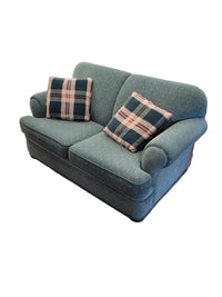 Vintage Green 90's Style Love Seat