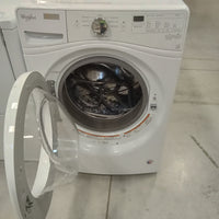 27"W Front Load Washing Machine in White