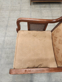 Vintage Style Armchair with Wooden Frame