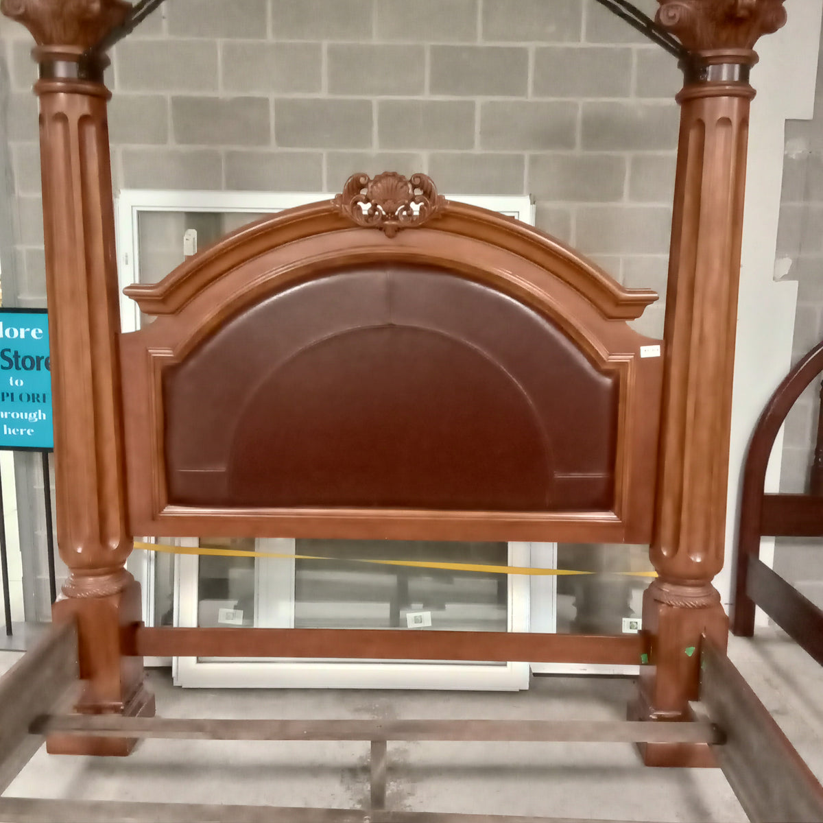 84"W 4 Poster Bed Frame - King