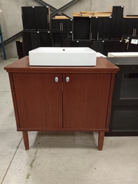 31.5"W Vanity with Countertop Sink