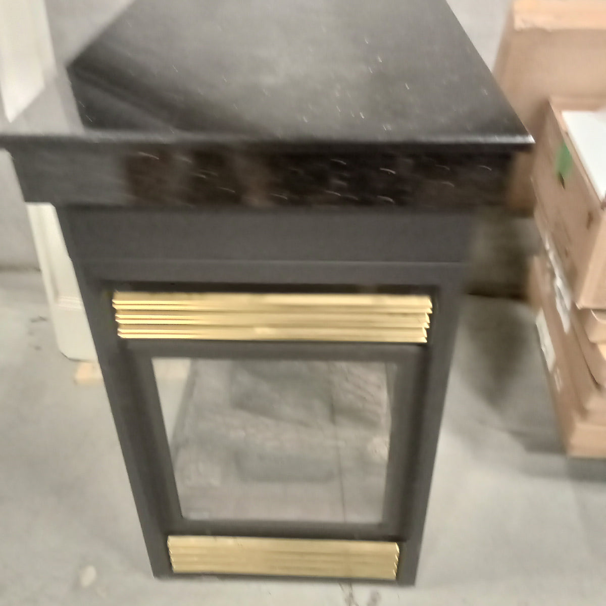 38"W Double Sided Electric Fireplace