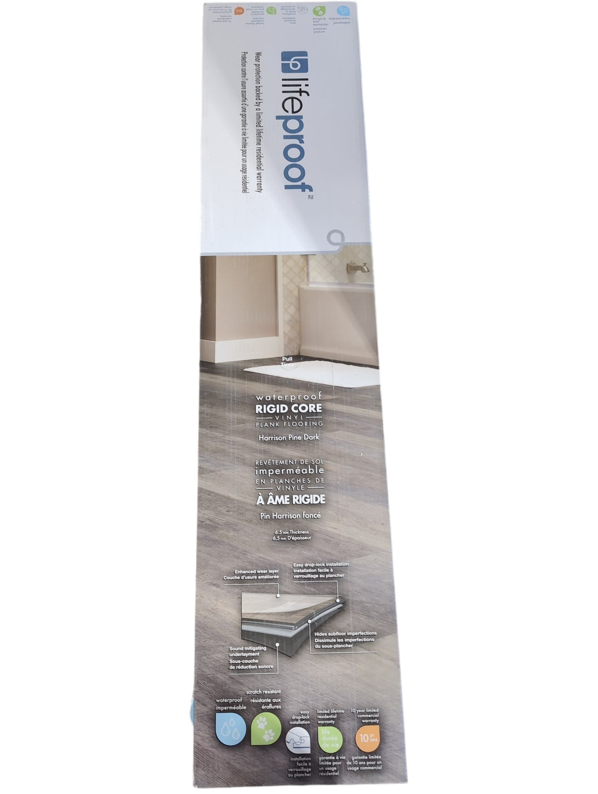LifeProof Harrison Pine Dark Flooring - Total Coverage ~ 273 sq.ft / Lot
