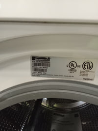 23.5"W White Front-Load Washing Machine