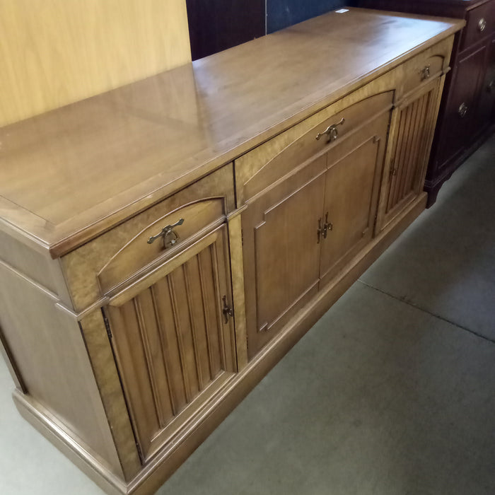 Large Media Solid Wood Console Table