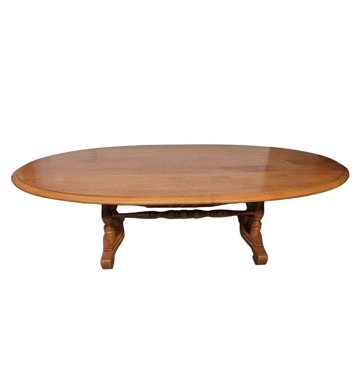 Roxton Solid Maple Oval Coffee Table