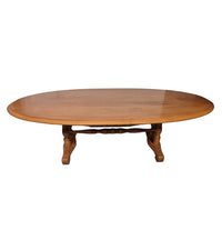 Roxton Solid Maple Oval Coffee Table