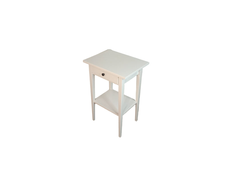 Traditional White Side Table