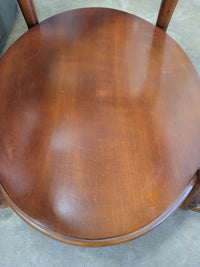 Dark Cherry Wood End Tables