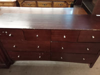 63.5"W Wooden 8-Drawer Dresser