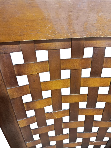 Mesh Style Wooden Chair - Set of 4