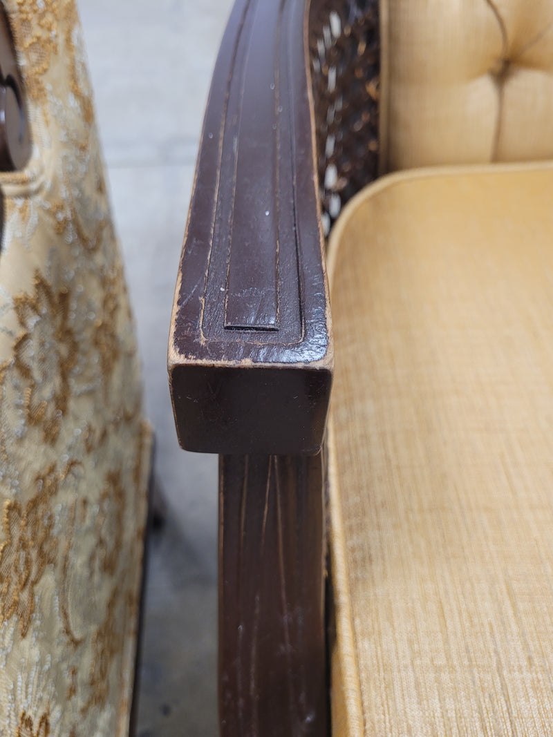 Gold Vintage-style Accent Chair