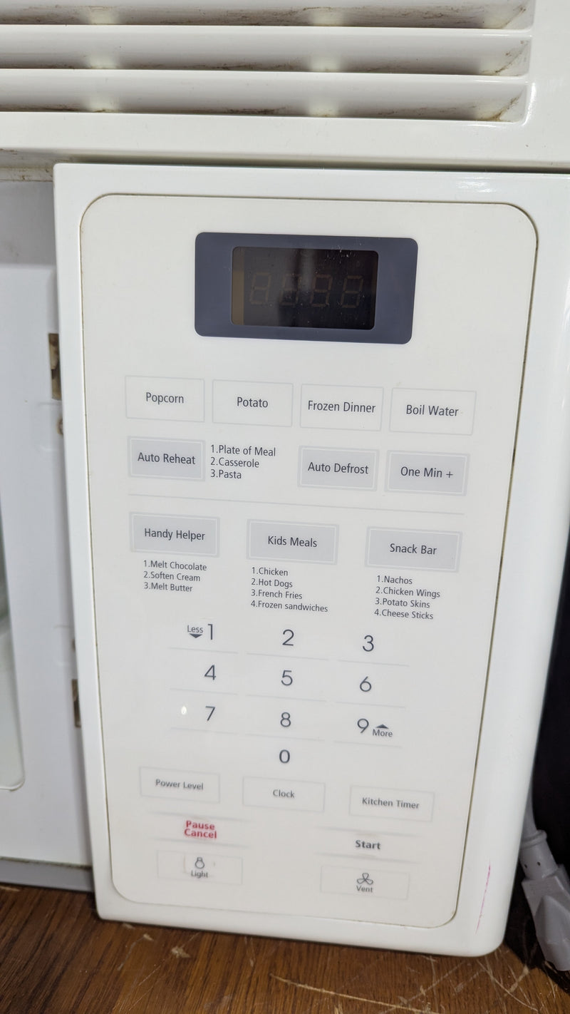 30"W White Samsung OTR Microwave