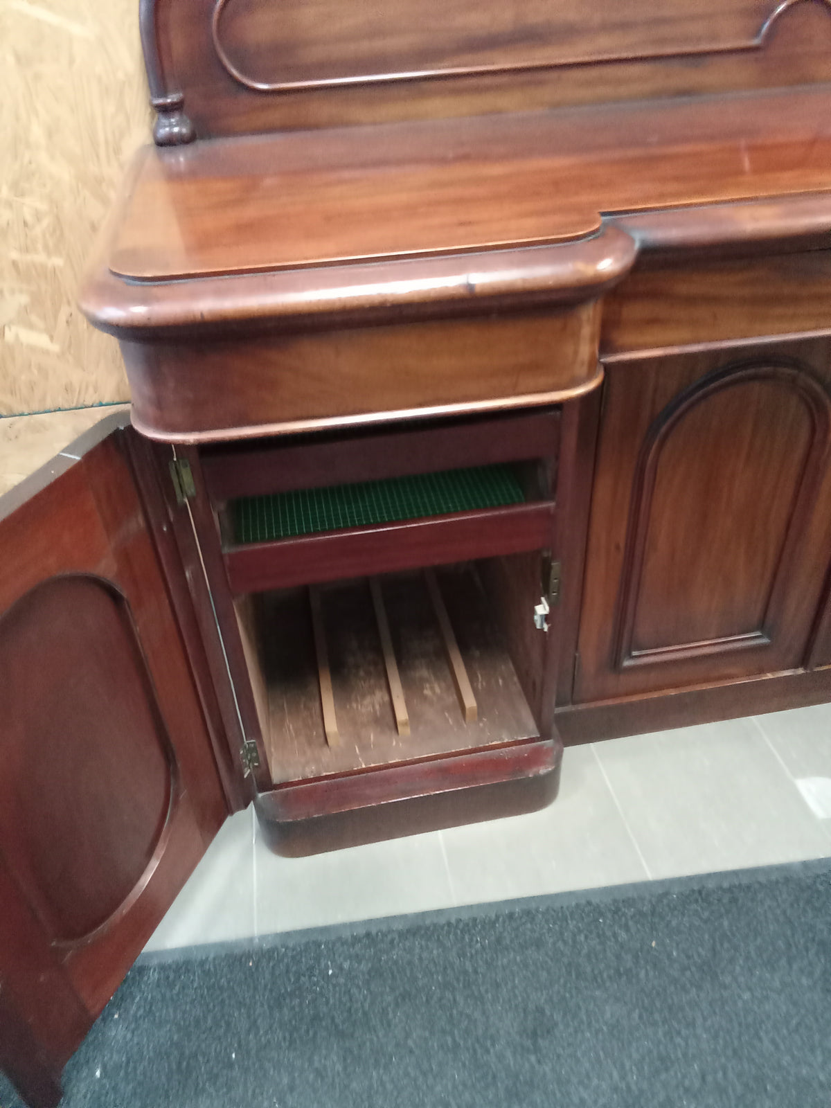 78"W Solid Wood Sideboard