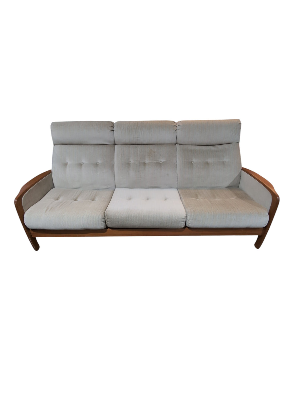 Mid Century Teak 3 Seater Sofa