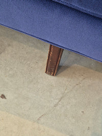 Periwinkle Blue Down Filled Sofa