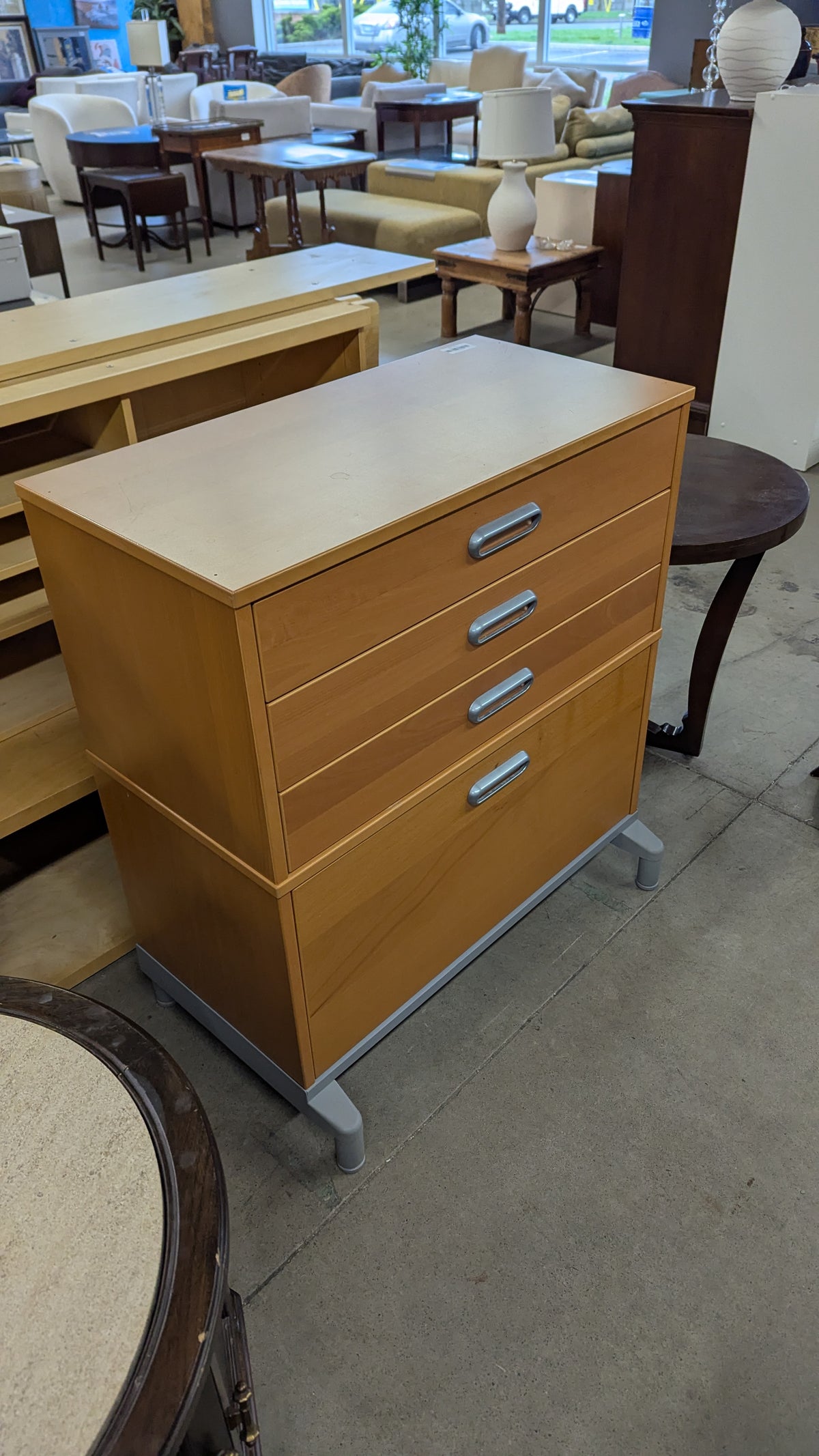 33.5"W Maple Filling Cabinet